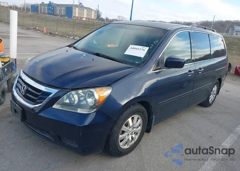2008 Honda Odyssey Ex z USA, uszkodzony, nr VIN 5FNRL38458B070078